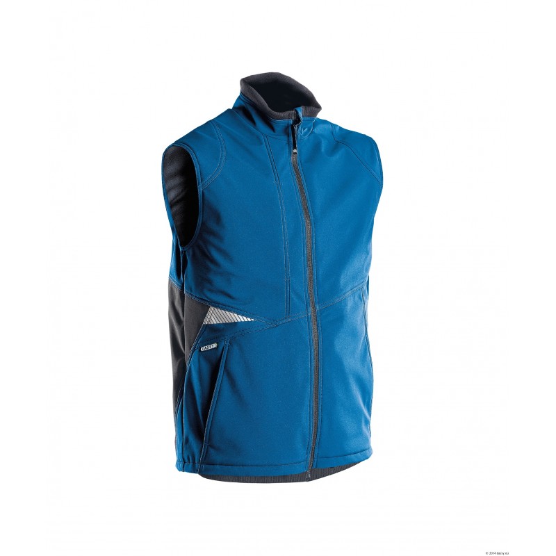 Gilet hiver Softshell Bleu