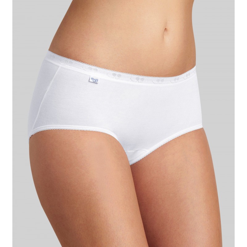 Culottes Basic+ Midi par 4 Blanc