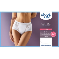 Culotte Chic Maxi par 4 Blanc