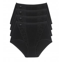 Culotte Chic Maxi par 4 Noir