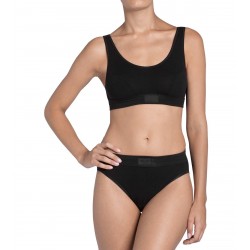 Brassière Double Confort Top Noir