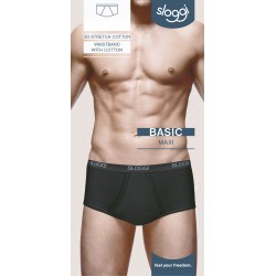 Slip Ouvert Basic Maxi Noir