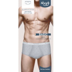Slip Ouvert Basic Maxi Gris Clair
