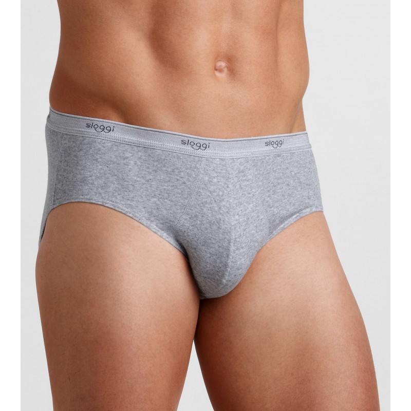 Slip Basic Midi Gris Clair