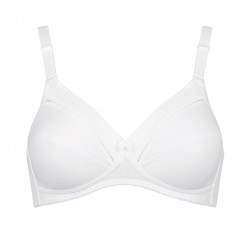 Soutien-Gorge Cotton Classic Stretch N Blanc