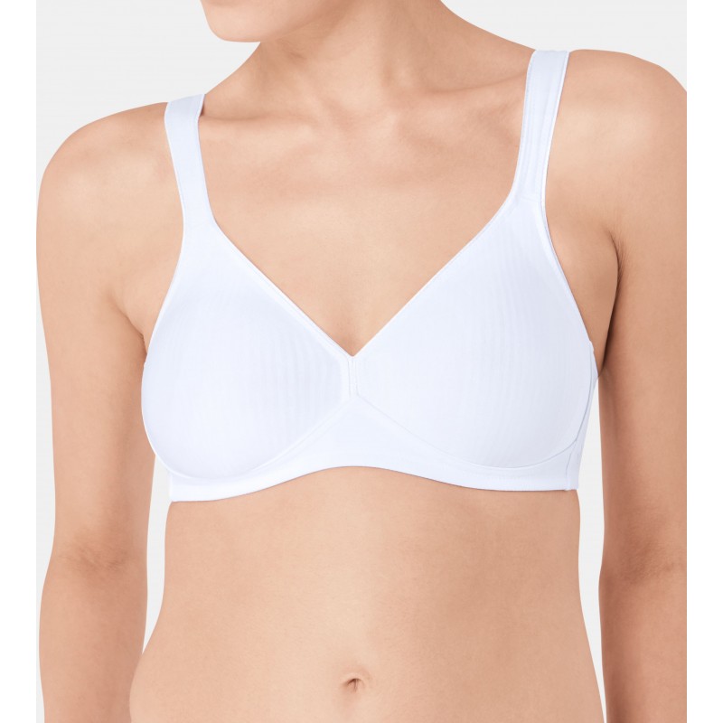 Soutien-Gorge Modern Soft+Cotton N Blanc