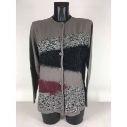 Cardigan Laine Taupe