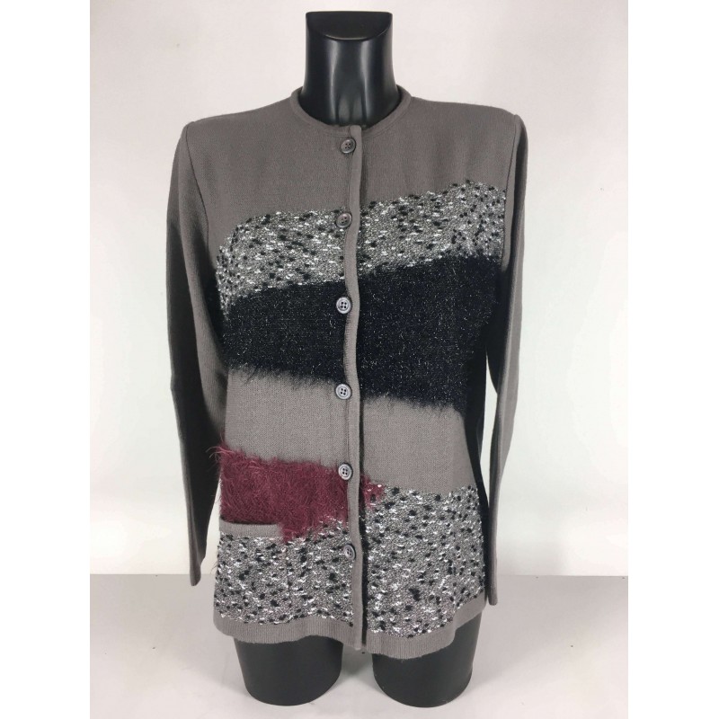 Cardigan Laine Taupe