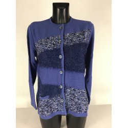 Cardigan Laine Bleu