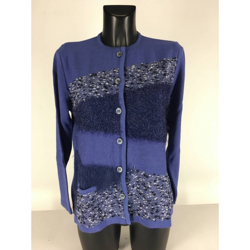 Cardigan Laine Bleu