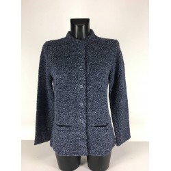 Cardigan Laine Marine