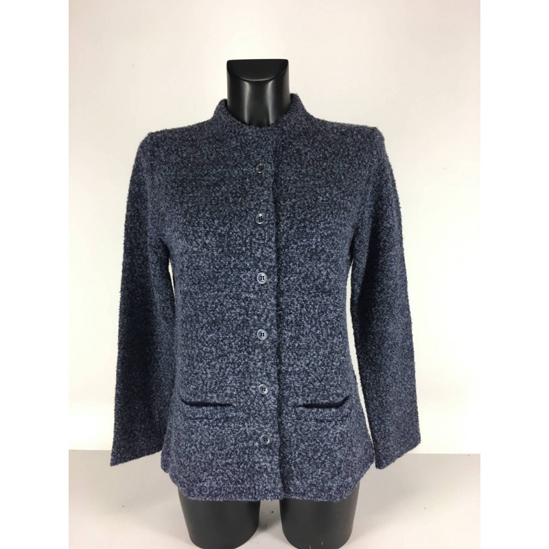 Cardigan Laine Marine