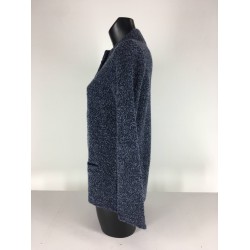 Cardigan Laine Marine