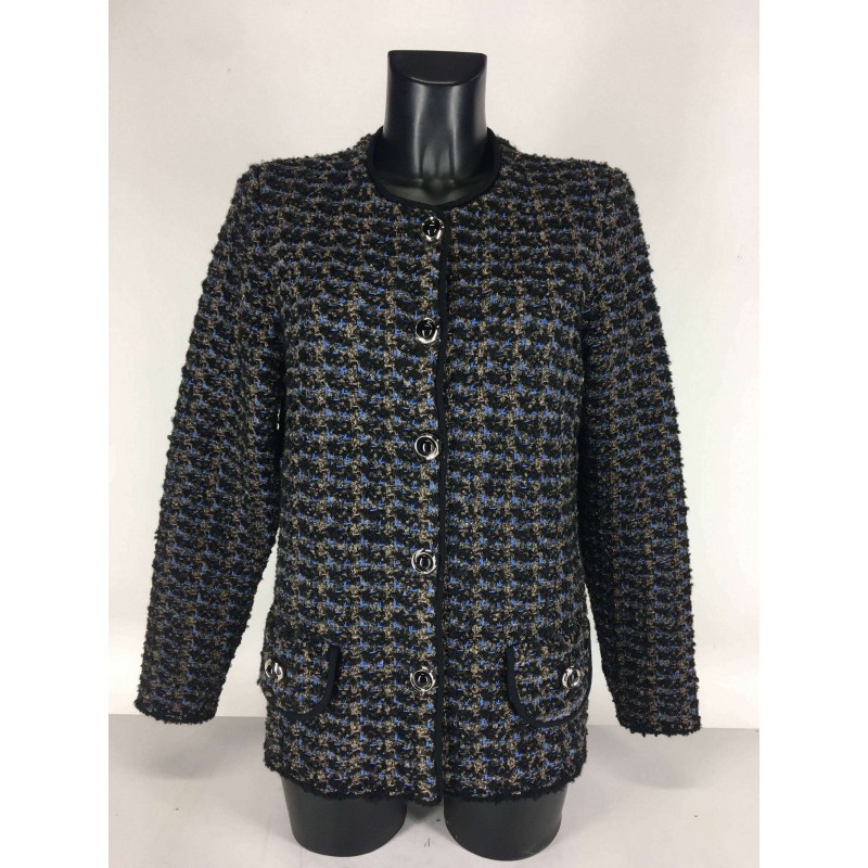 Gilet Acryllique Bleu