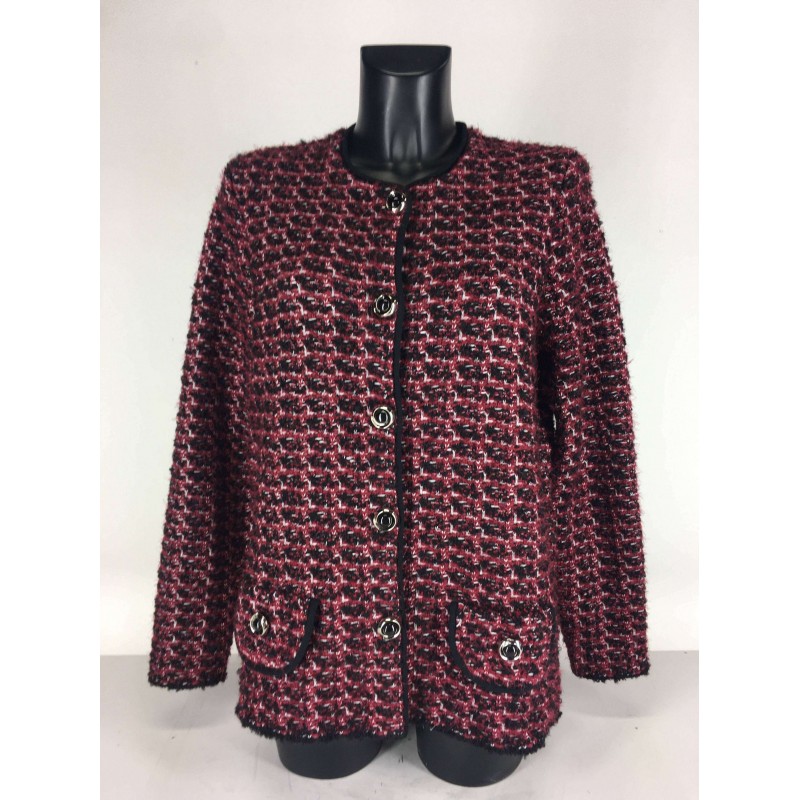 Gilet Acrylique Rouge
