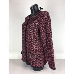 Gilet Acrylique Rouge