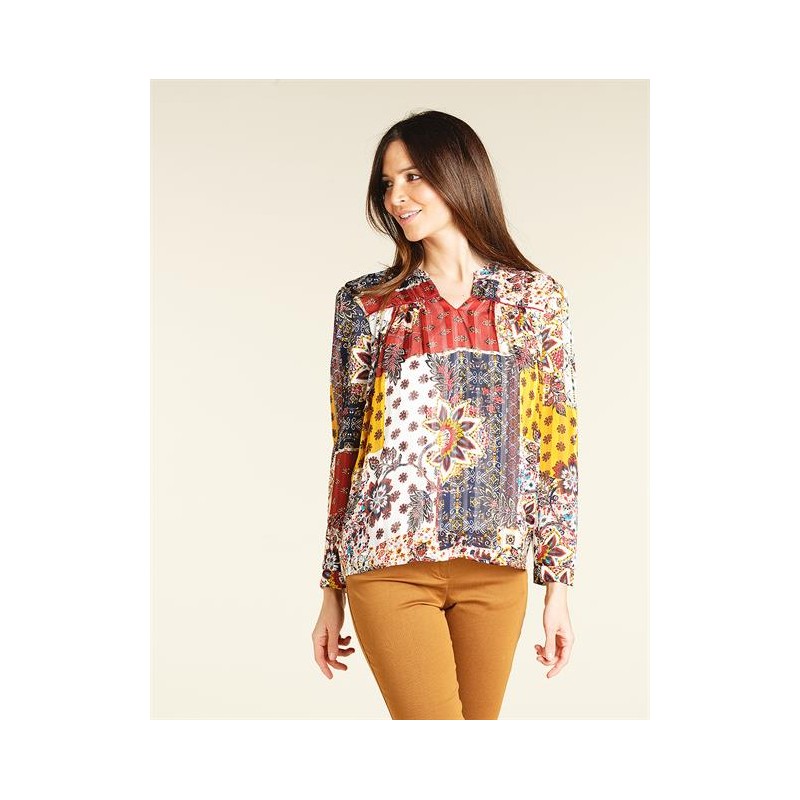Blouse vaporeuse imprimé