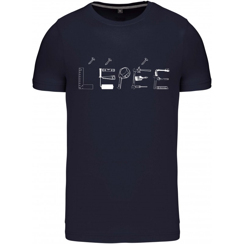 T-shirt L'EPEE Col Rond Marine