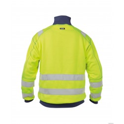 Sweat Haute-Visibilité Jaune/Marine