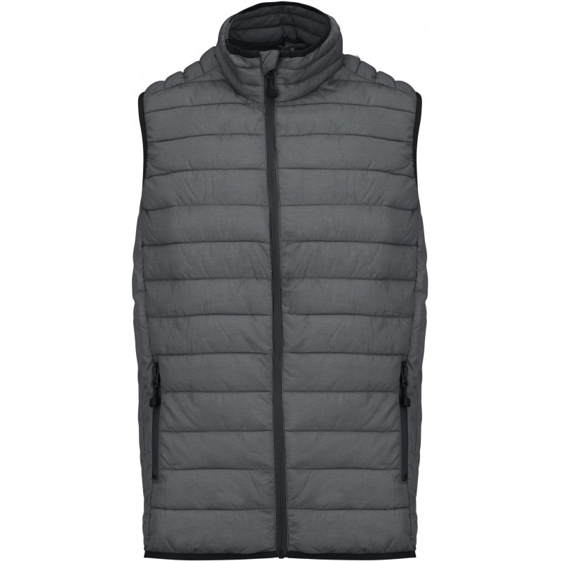 Gilet SM doudoune légère Gris Chiné