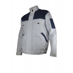 Blouson Platrier Peintre Blanc Gris