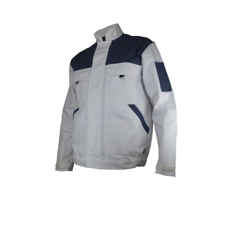 Blouson Platrier Peintre Blanc Gris