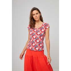T-shirt Lyocell