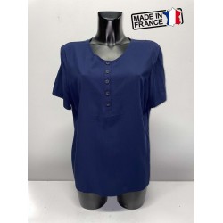 T-shirt Marine Viscose
