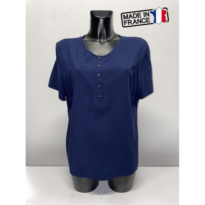 T-shirt Marine Viscose