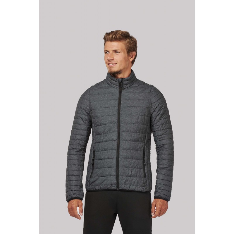Veste doudoune légère Gris Chiné