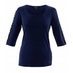 T-shirt Coton Manches 3/4