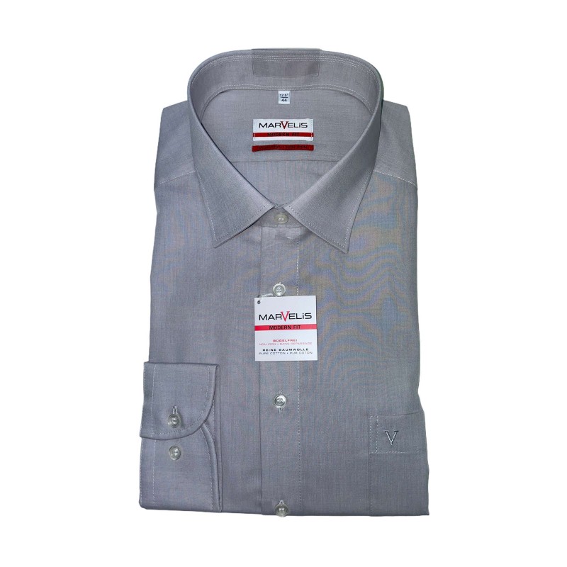 Chemise Habillé Gris Modern Fit