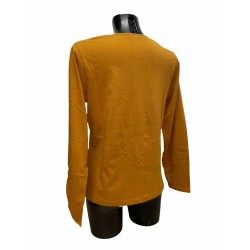 T-shirt Coton Moutarde