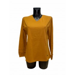 T-shirt Coton Moutarde