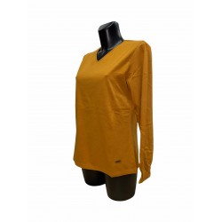 T-shirt Coton Moutarde