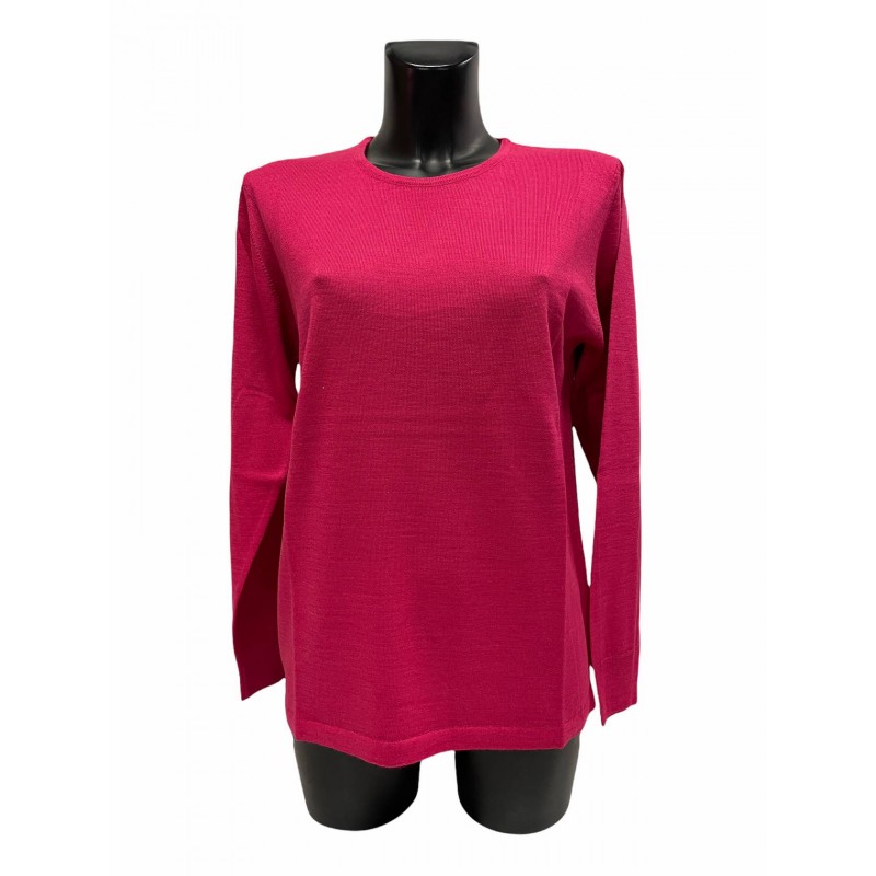 Pull Laine Acrylique Fuschia