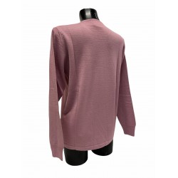 Pull Laine Acrylique Rose Poudrée