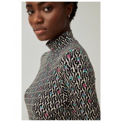 T-shirt col montant