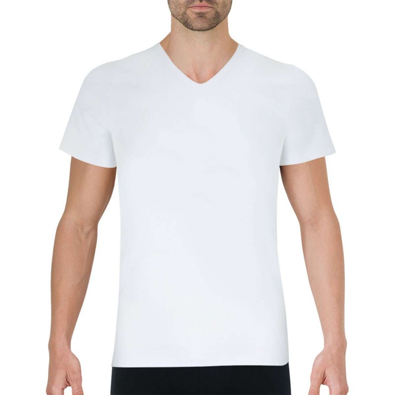 T-shirt Col V MC Coton