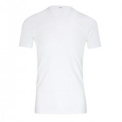 T-shirt Col V MC Coton