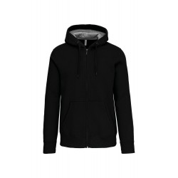 Gilet Capuche Coton Polyester