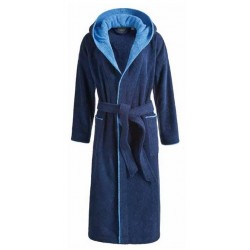 Peignoir Coton Marine