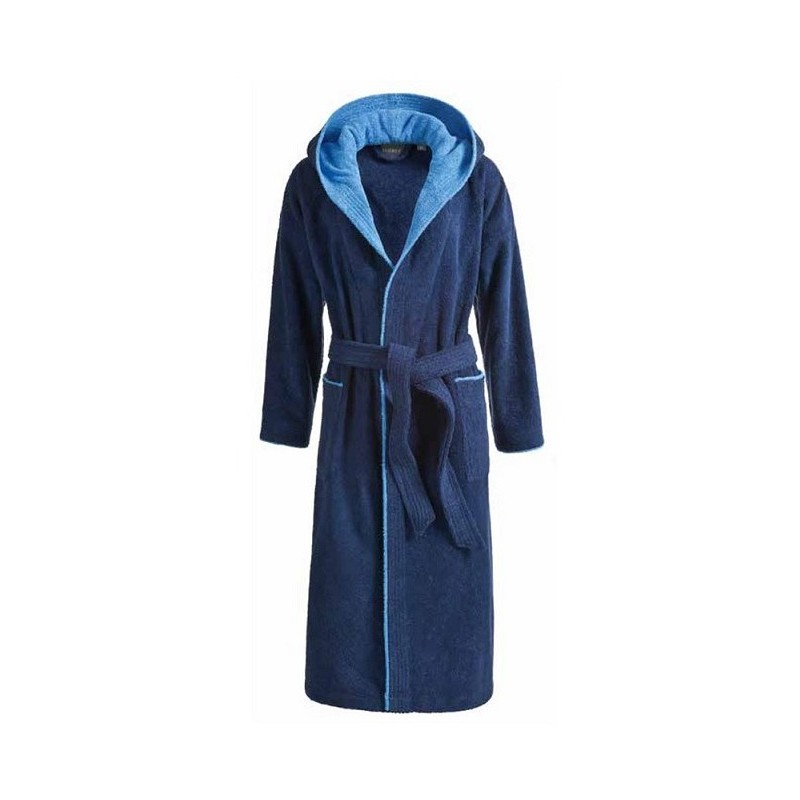 Peignoir Coton Marine