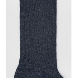 Chaussettes Non Comprimantes Laine Bleu