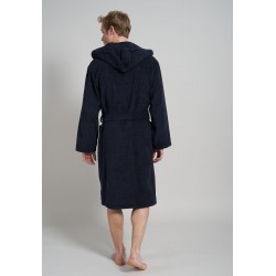 Peignoir Coton Marine