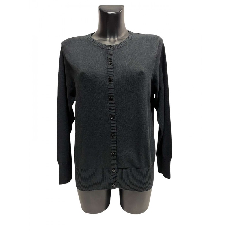 Cardigan Coton Viscose Noir
