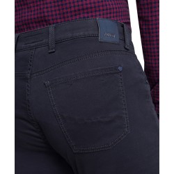Pantalon Coton Elasthanne Marine