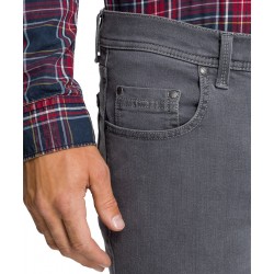 Pantalon Coton Polyester Gris