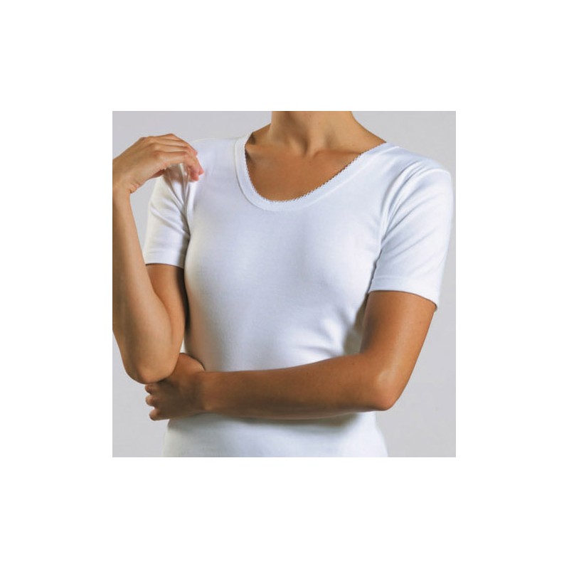Chemise MC Blanc Coton
