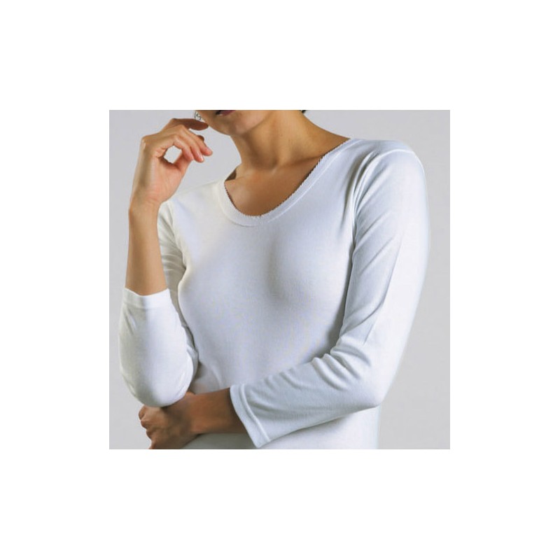 Chemise ML Coton Blanc